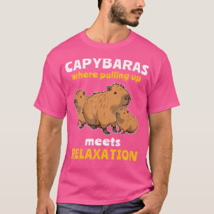 Capybara Älskare Capy Cute Capybaras T Shirt