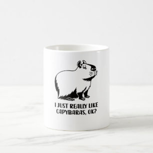 Capybara Älskare Rodent Carpincho Animal Vatten H Kaffemugg