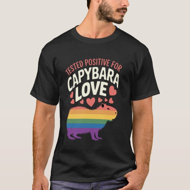 Capybara Älskare T Shirt (Framsida)