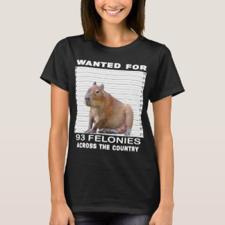 Capybara Älskare ville ha 93 filonier i hela C T Shirt