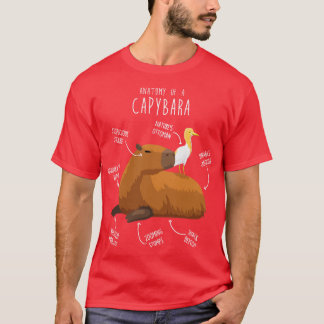 Capybara Anatomy 2 T Shirt