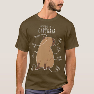 Capybara Anatomy 3 T Shirt