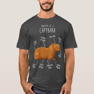 Capybara Anatomy 5 T Shirt