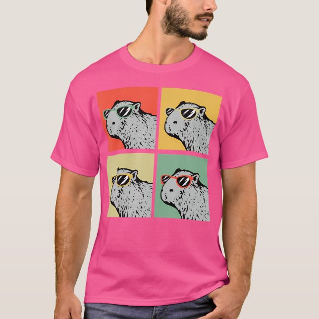 Capybara Animal Lover Capybara T Shirt (Framsida)