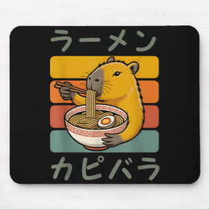 Capybara Anime Grafisk Ramen Kawaii Japansk Vinta Musmatta