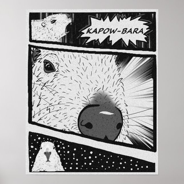 Capybara Anime Poster (Framsidan)