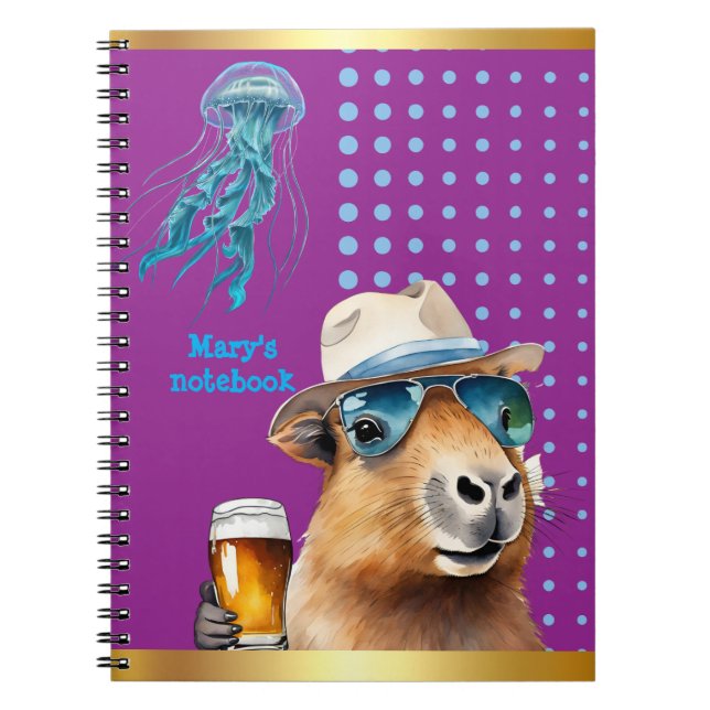 CAPYBARA - ANTECKNINGSBOK (Framsidan)