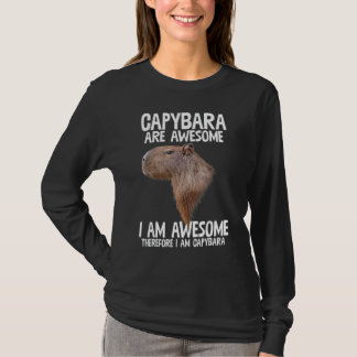 Capybara är Fantastisk och därför är jag Capibara  T Shirt