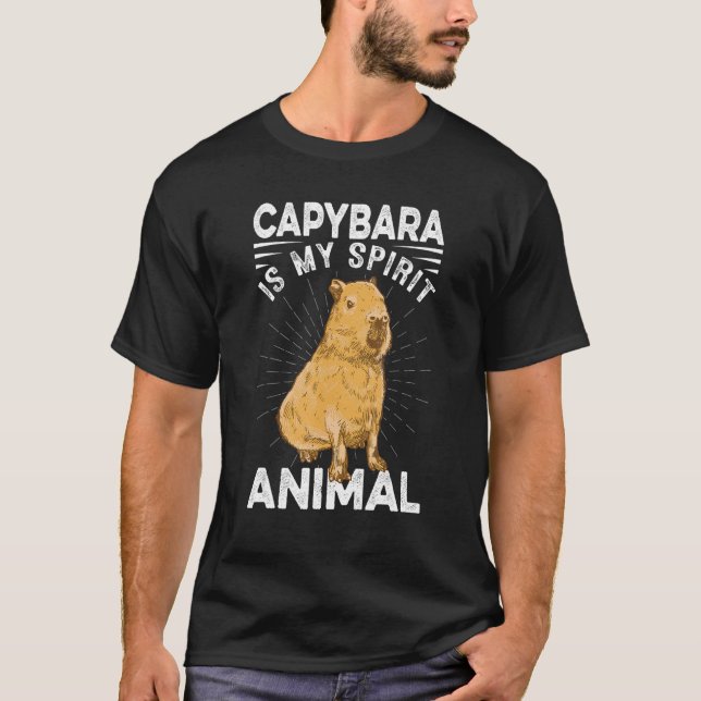 Capybara är Min inspirationspipor Capyba T Shirt (Framsida)