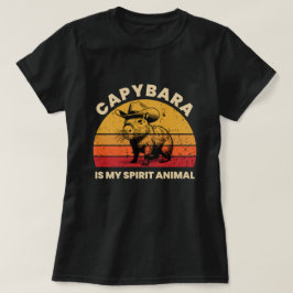Capybara är min själ, Capybara Cowboy T Shirt