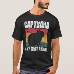 Capybara är min själ i djursporten Capybara och T Shirt