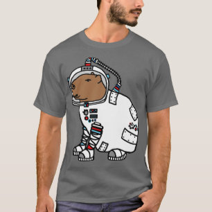 Capybara Astronaut Funny Animals i rymden T Shirt