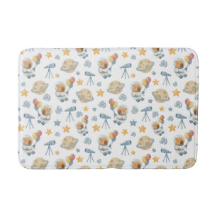 Capybara Astronaut Mönster Bath Mat Badrumsmatta
