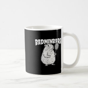 Capybara Badminton Shuttle - Player Racket Badminb Kaffemugg