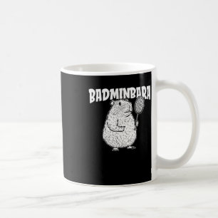 Capybara Badminton Shuttle - Player Racket Badminb Kaffemugg