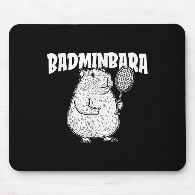 Capybara Badminton Shuttle - Player Racket Badminb Musmatta (Framsidan)