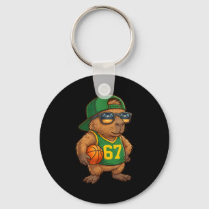 Capybara Basket 67 Gen Alpha Slang Srts Män Bo Nyckelring