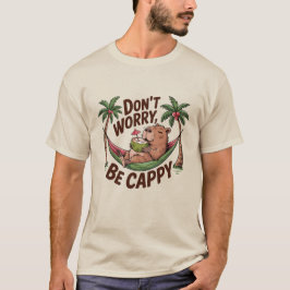 Capybara Be Lycklig T Shirt