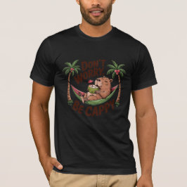 Capybara Be Lycklig T Shirt