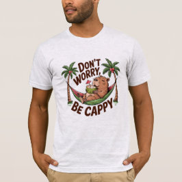 Capybara Be Lycklig T Shirt