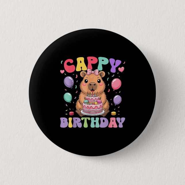 Capybara Birthday Girls Funny Birthday Kids Boys G Knapp (Framsida)