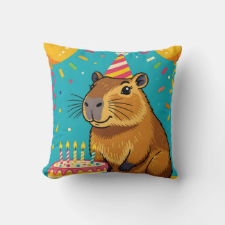 Capybara Birthday Kudde