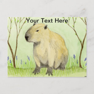 Capybara Blues Vykort