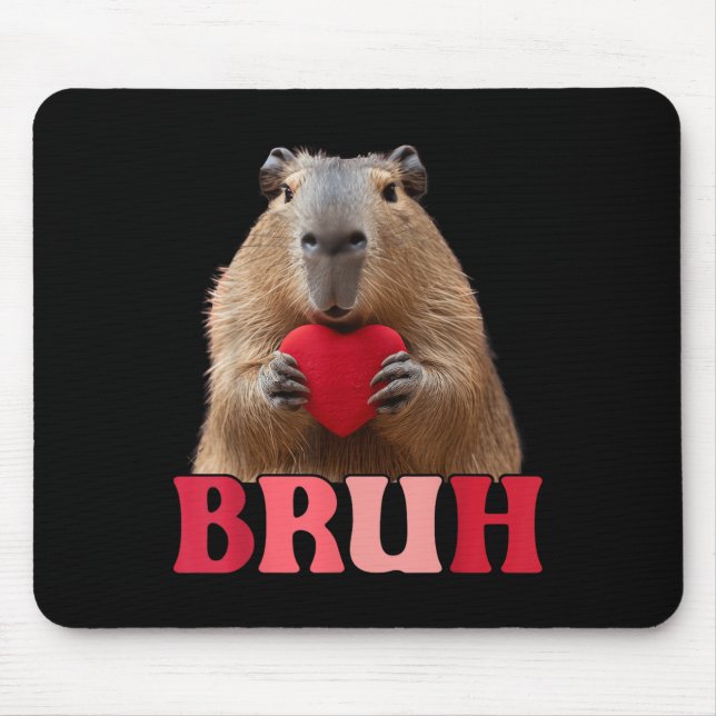Capybara Bruh Meme Funny som säger Tonåringars Boy Musmatta (Framsidan)