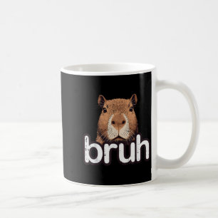 Capybara Bruh Rolig Capy Meme Gnagare Män Pojkar B Kaffemugg