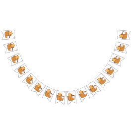 Capybara Bunting Banner | Cute Animal Thome Party Vimplar