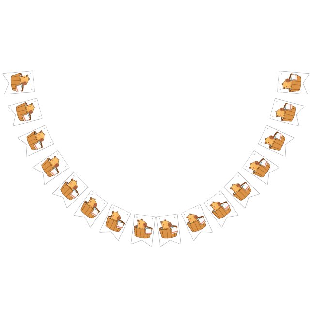 Capybara Bunting Banner | Cute Animal Thome Party Vimplar (Alla)