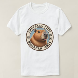 Capybara "Cabybara Klubb" T Shirt