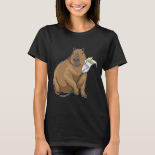 Capybara Calendula Flower T Shirt