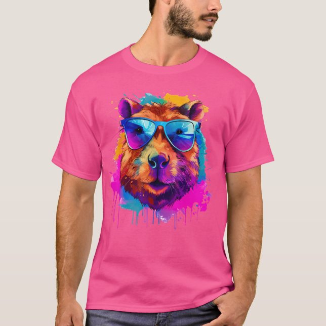 Capybara Capibara Capy Capybara Gnagare För En Cap T Shirt (Framsida)
