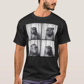 Capybara Capy Fotobutik Bild Sällsynt Rolig Konsti T Shirt