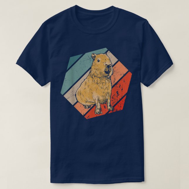 Capybara Capybara Guinea Gris Capybara T Shirt (Design framsida)