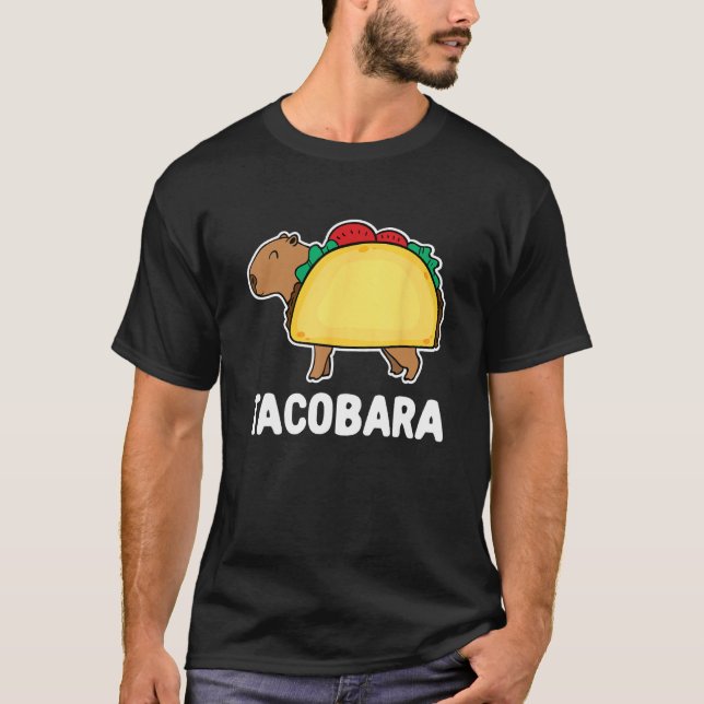 capybara capybara in a taco t shirt (Framsida)