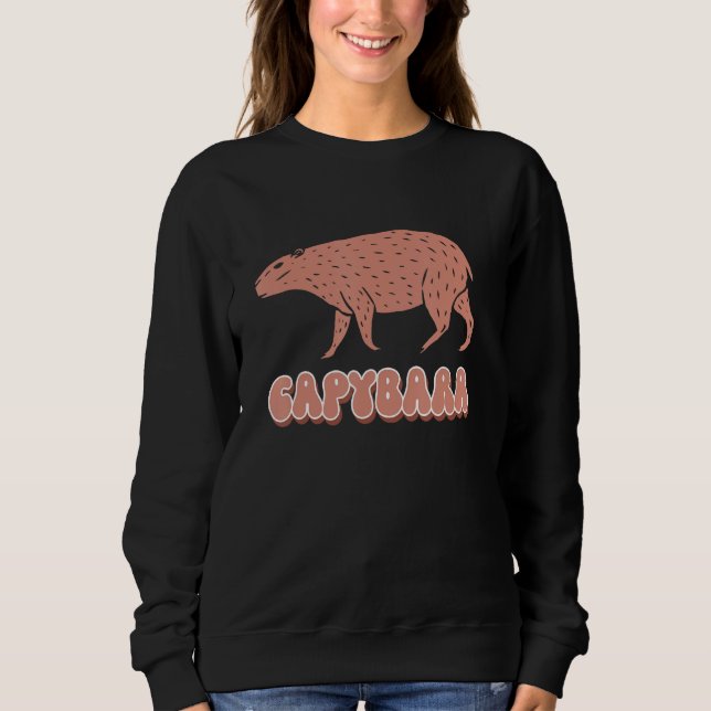 Capybara Capybaras  Animal Rodent T Shirt (Framsida)