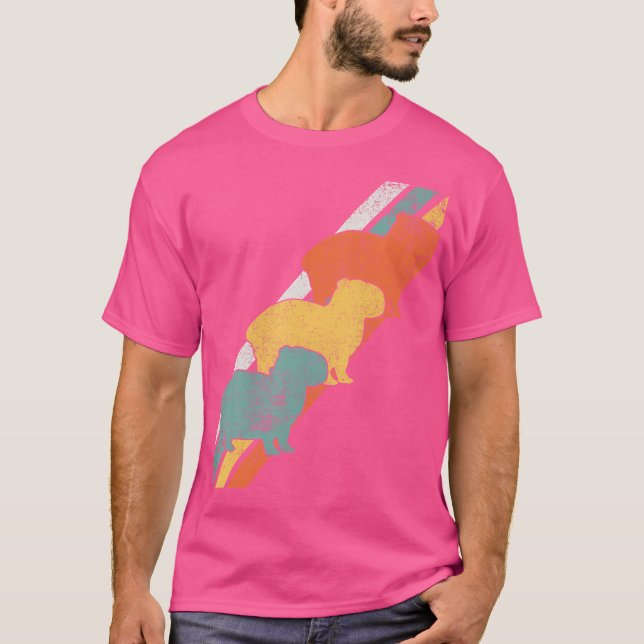 Capybara Capybaras T Shirt (Framsida)