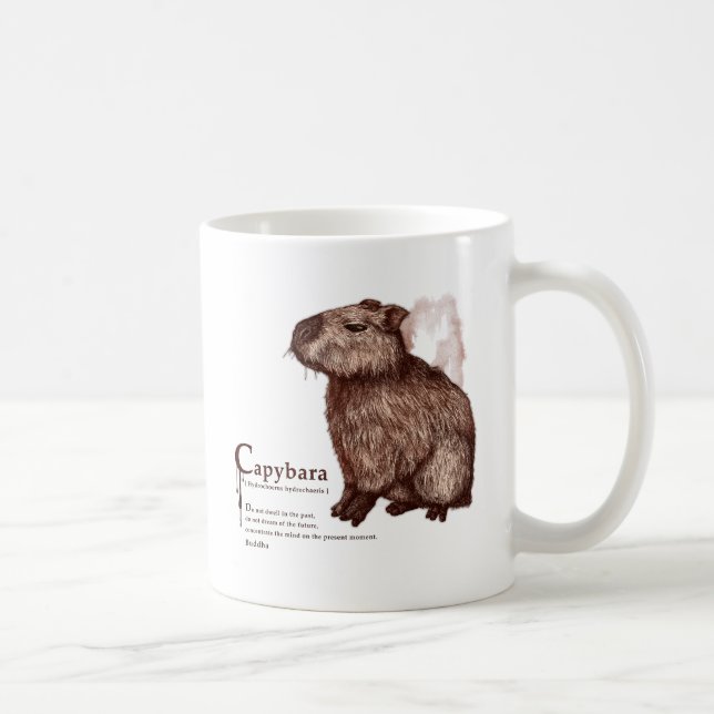 capybara - chocolate kaffemugg (Höger)