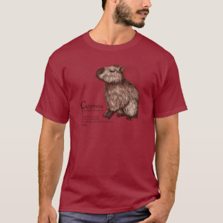 capybara - chocolate t-shirt