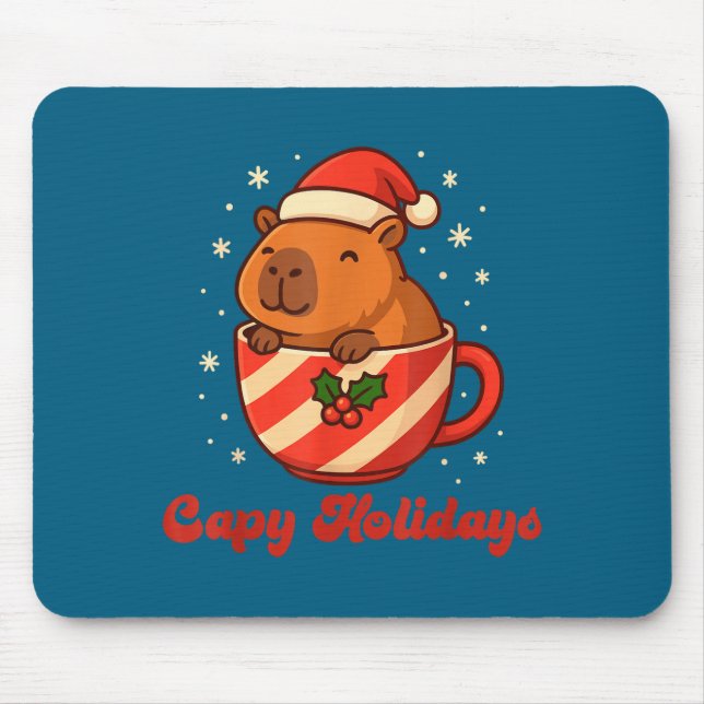 Capybara Christmas Shirt, Funny Capy Holidays  Musmatta (Framsidan)