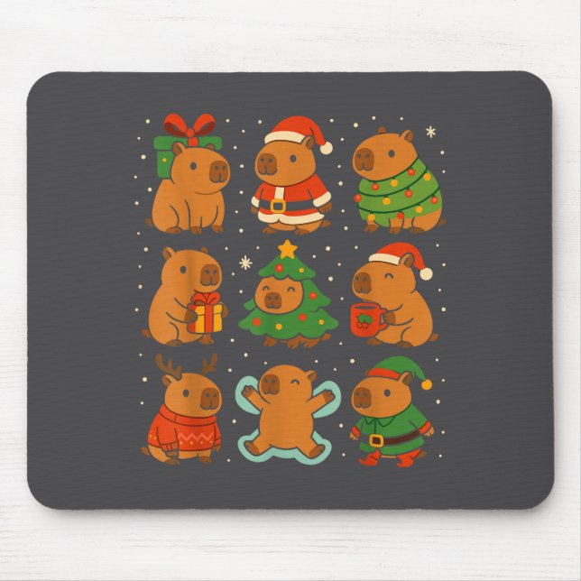 Capybara Christmas Shirt, Funny Capy Holidays  Musmatta (Framsidan)