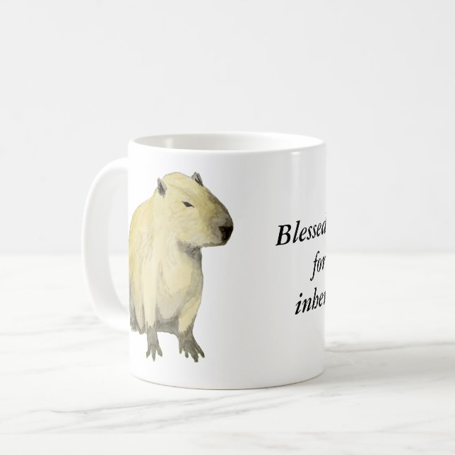 Capybara Coffee Mugg (Framsida vänster)