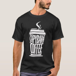 Capybara Coffee Shirt | Lover Tee (ung. djur)