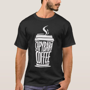 Capybara Coffee Shirt Lover Tee (ung. djur)