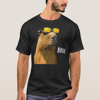Capybara Cool Bruh i Y2K-stil T Shirt