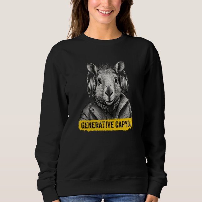 Capybara coola roligt T-shirt (Framsida)