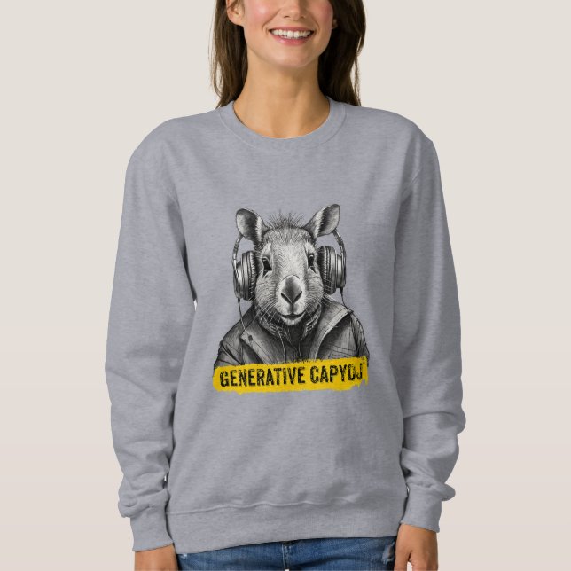 Capybara coola roligt T-shirt (Framsida)