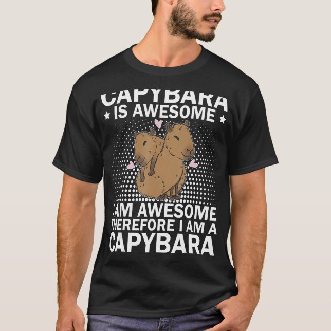 Capybara Costume är Fantastisk T Shirt (Framsida)
